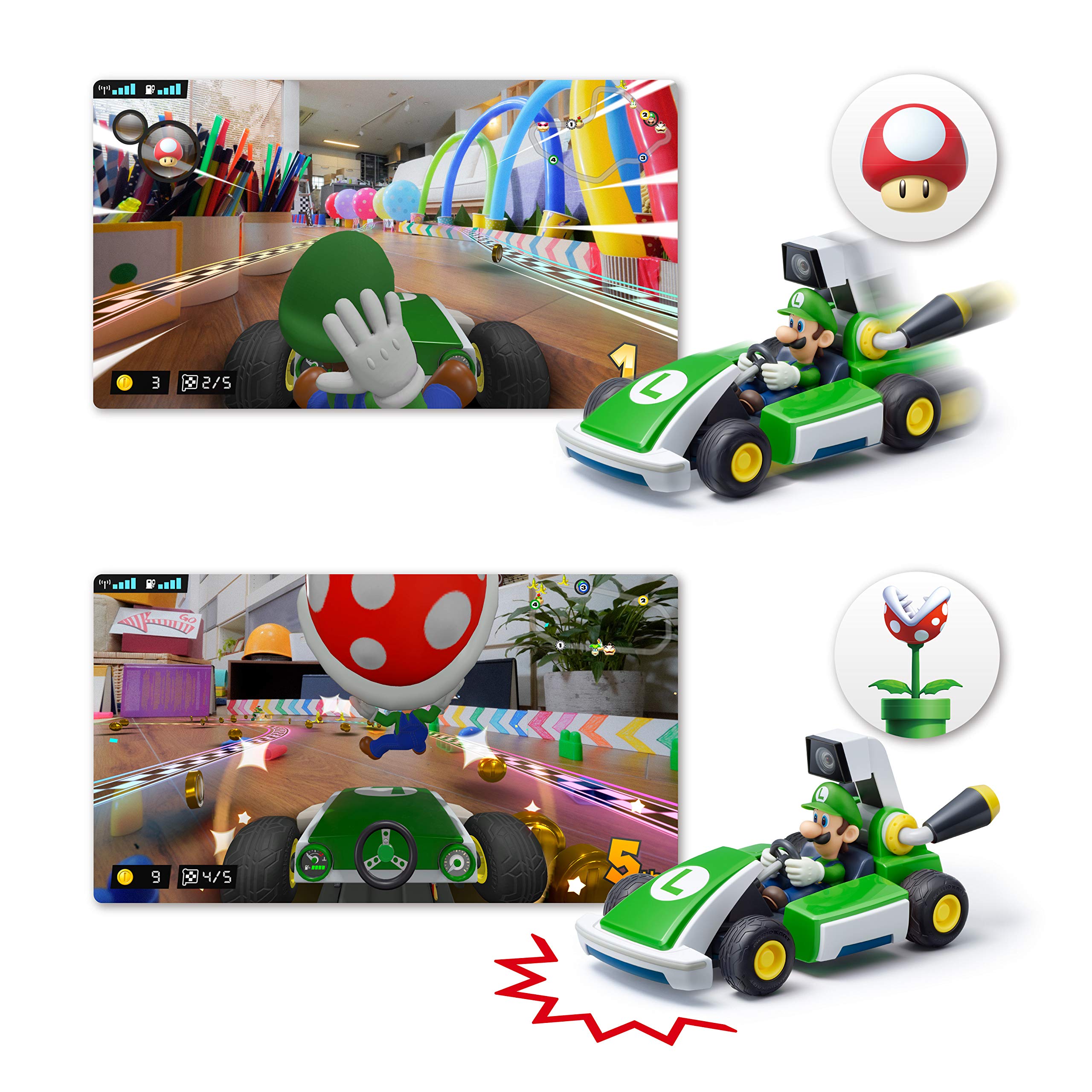 Amazon.com: Mario Kart Live: Home Circuit -Luigi Set Nintendo