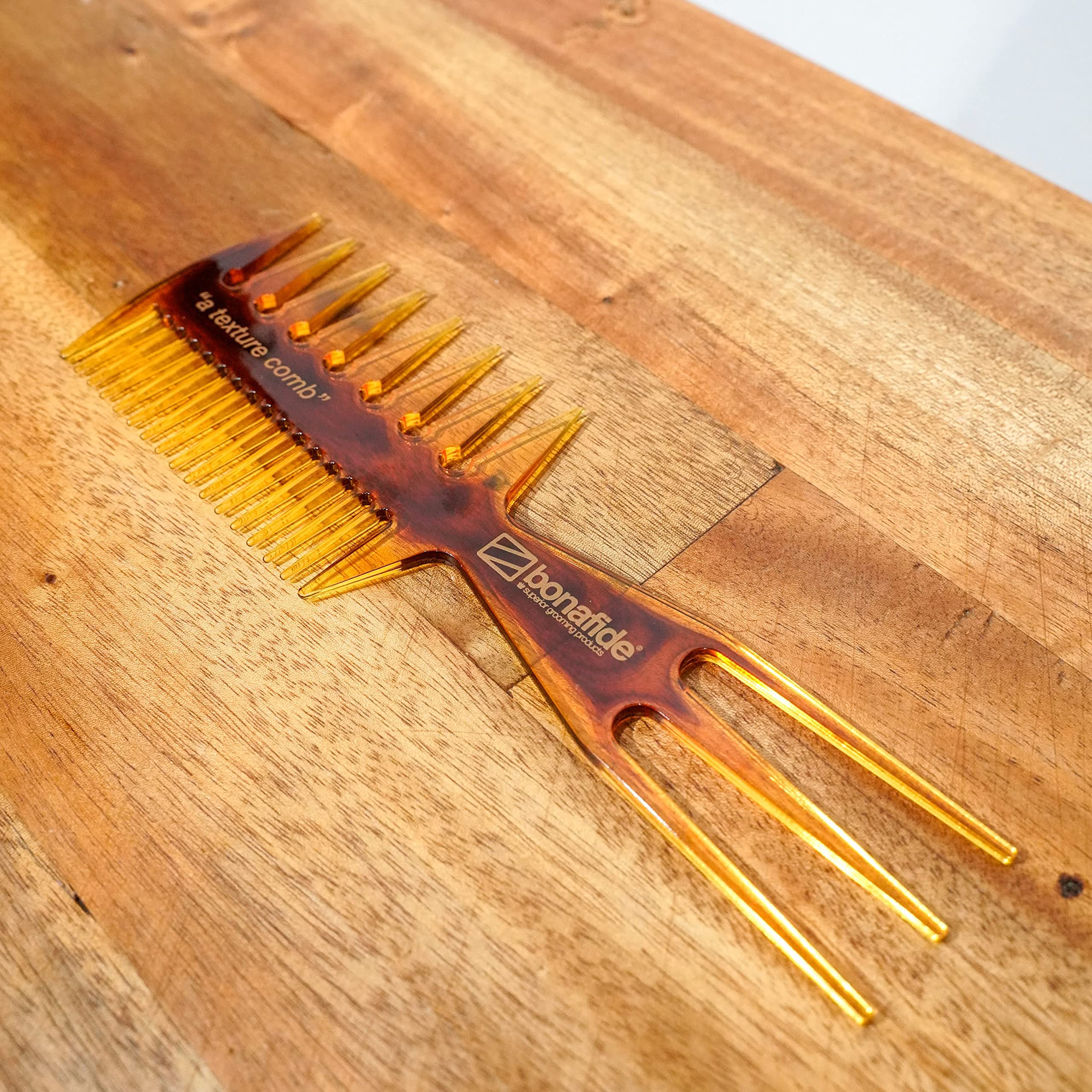 Amazon | ボナファイドポマード テクスチャーコーム (プラスチック