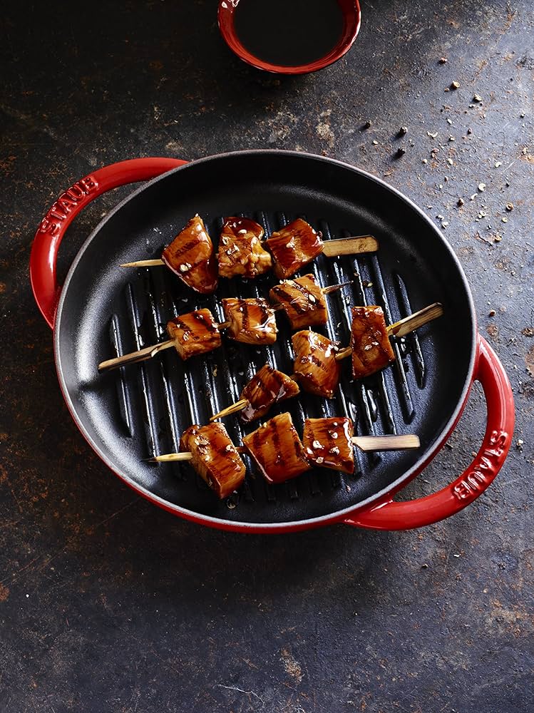 Amazon.co.jp: staub ストウブ 「 ピュアグリル ラウンド チェリー