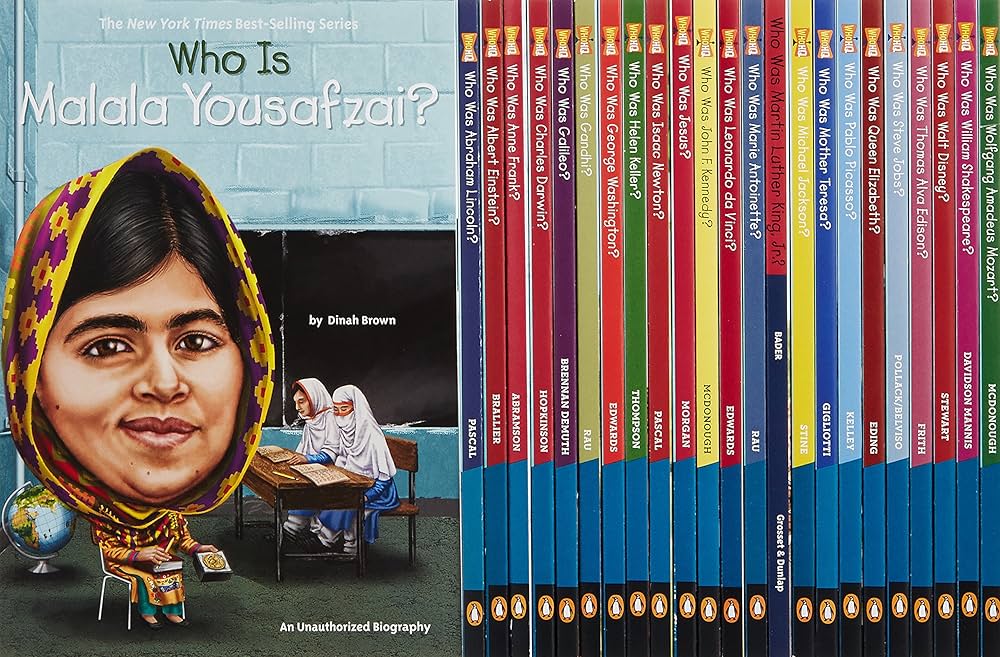 Amazon.co.jp: 英語版 WHO WAS? 偉人の伝記セット (24巻セット) (英語