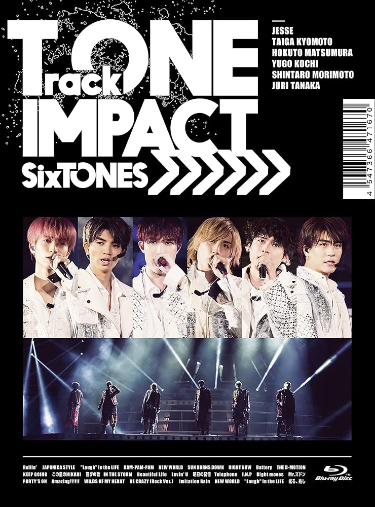 Amazon.co.jp: TrackONE -IMPACT-(初回盤)(Blu-ray) : SixTONES: DVD
