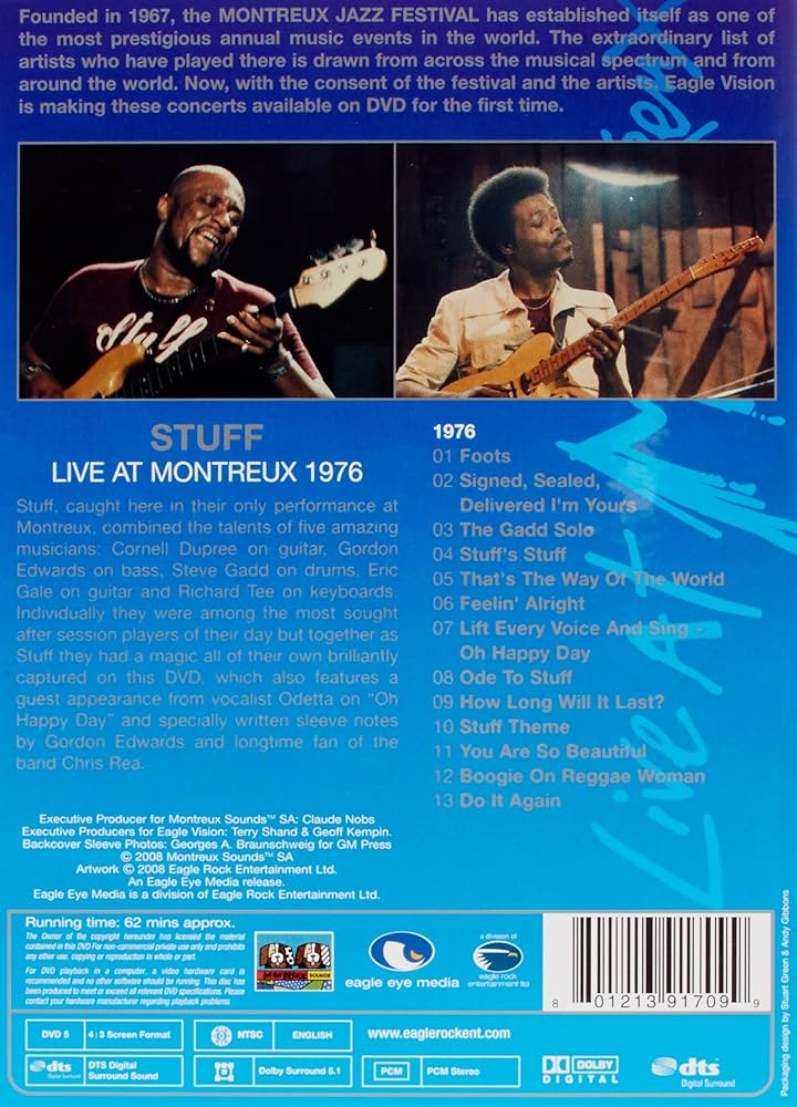 Amazon.com: Live At Montreux 1976[DVD] : Stuff: Movies & TV
