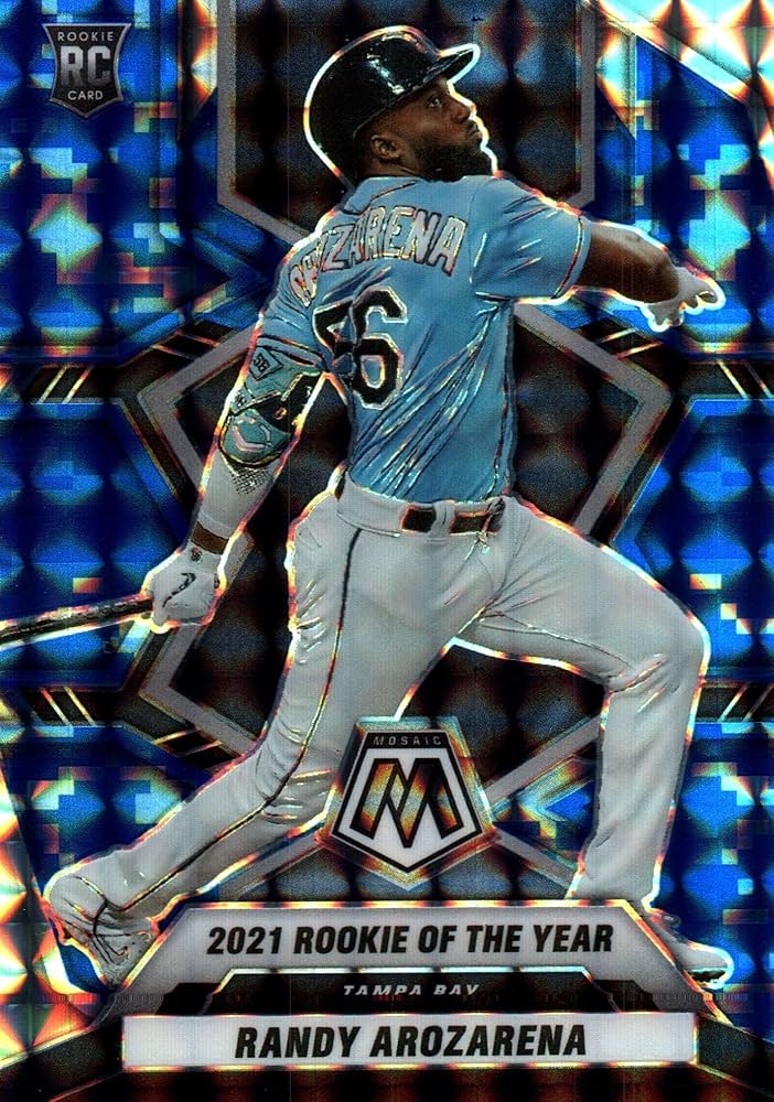 Amazon.com: Randy Arozarena Rookie Of The Year Blue Camo Rookie
