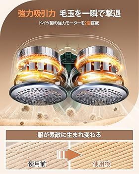 Amazon.co.jp: 【2025新時代衣類ケア】RANVOO けだまとり 電動 毛