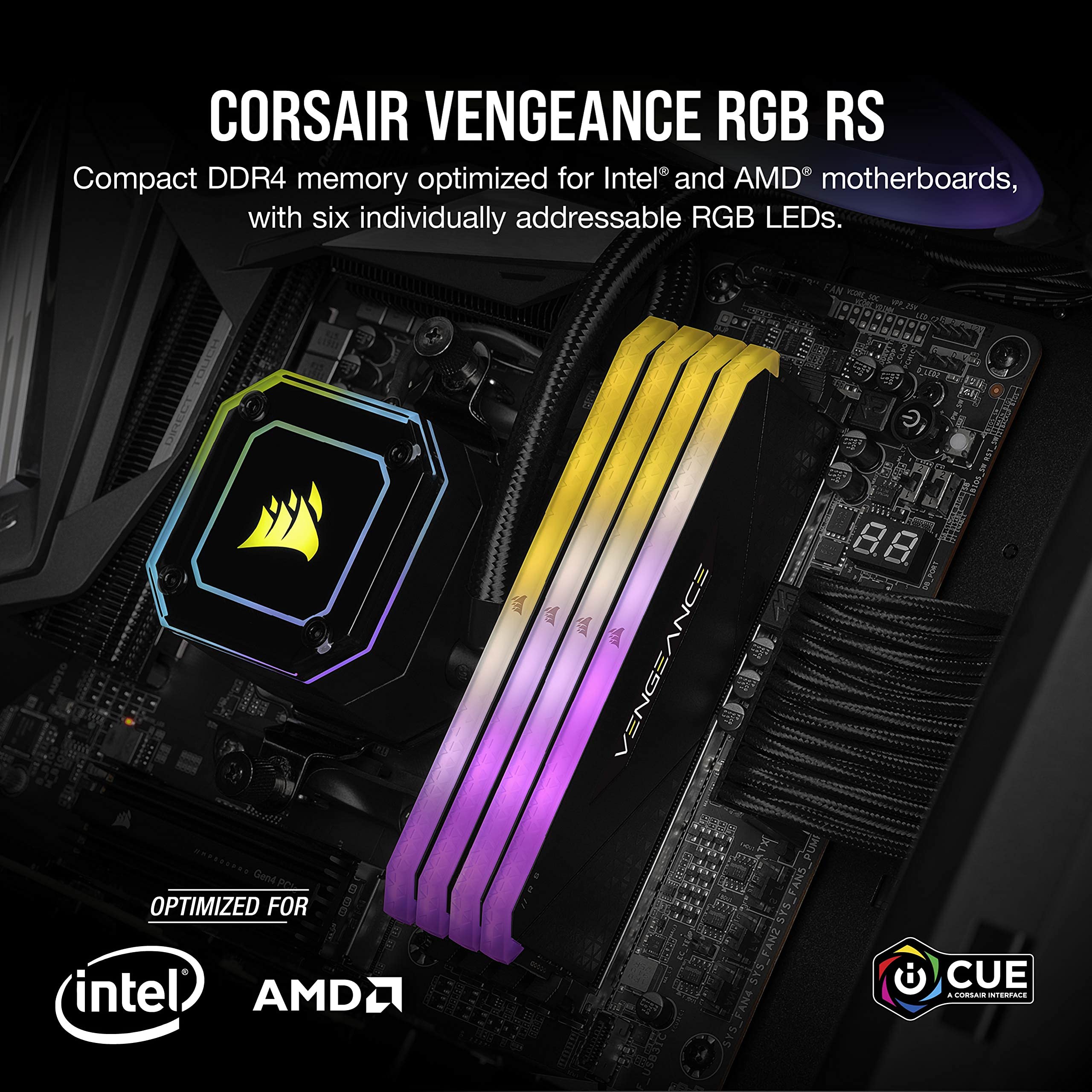 Amazon | CORSAIR DDR4-32GB 3200MHz CL16 デスクトップPC用メモリ