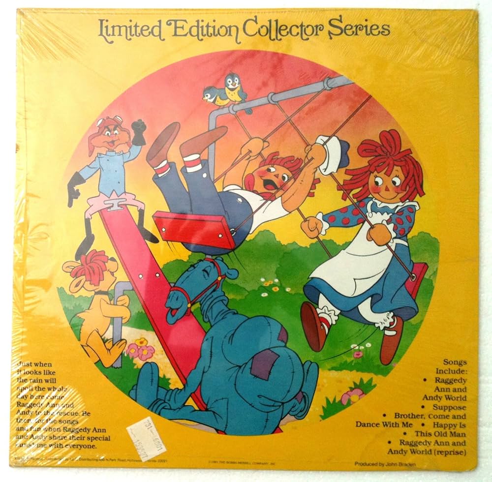 Amazon.com: RAGGEDY ANN & ANDY HAPPINESS ALBUM Picture Disc