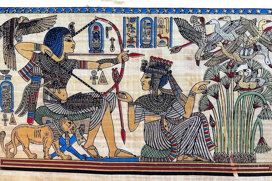 Amazon.co.jp: ツタンカーメン王と妻の狩猟鳥 – エジプトオリジナル