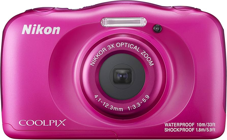 Amazon.com : Nikon digital camera COOLPIX W100 (Pink)(Japan Import