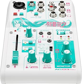 Amazon | YAMAHA ウェブキャスティングミキサー 3チャンネル 「初音