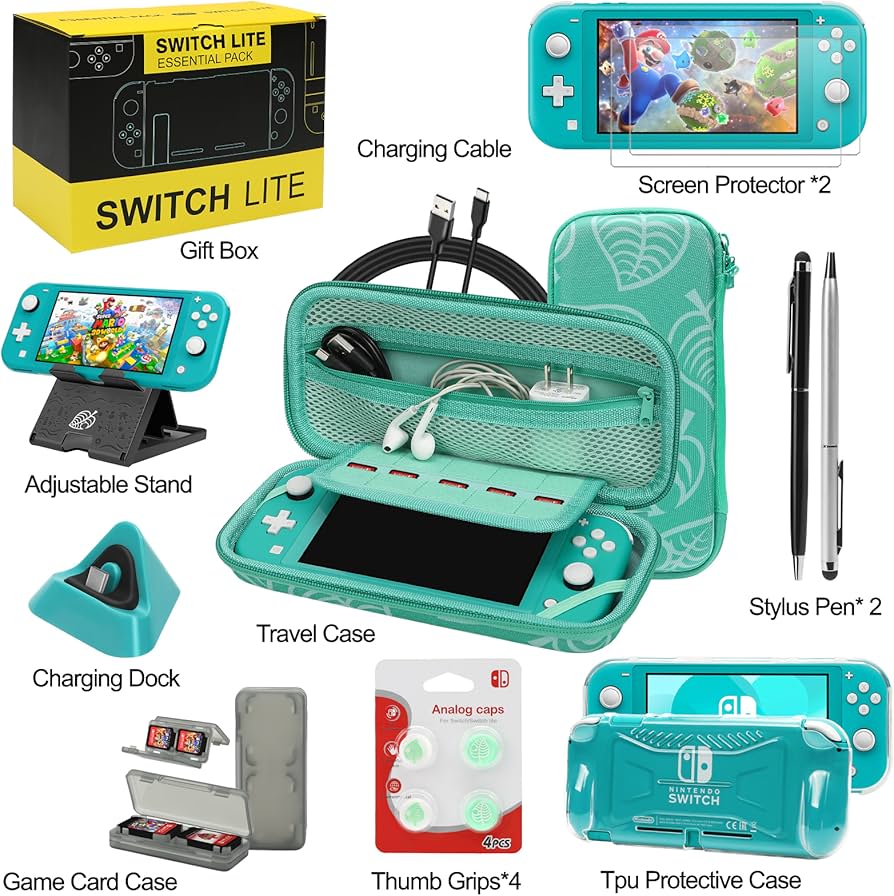 Nintendo Switch Lite 充電器 ケース付き ⚠️箱無し 任天堂 Switch