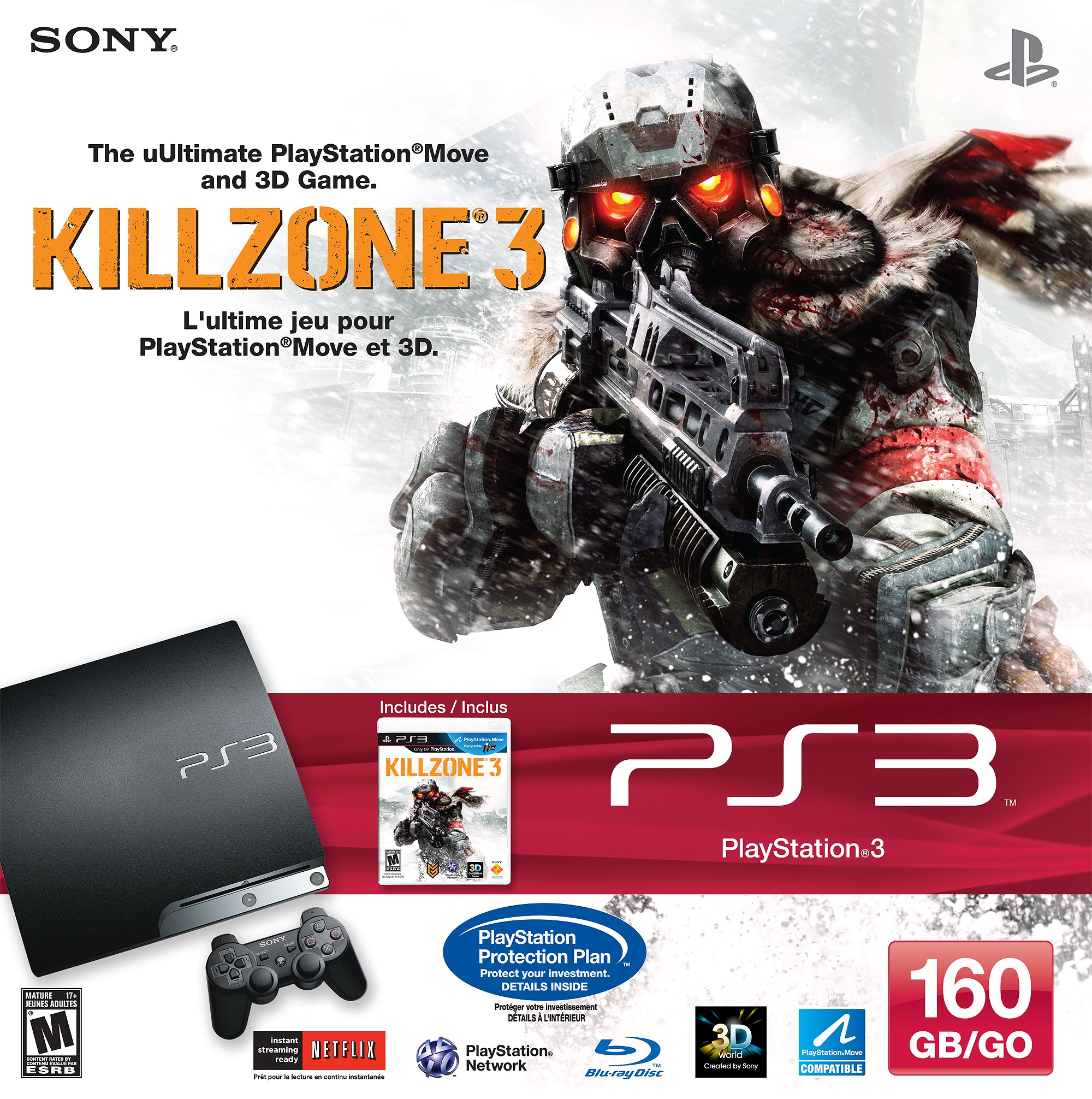 Amazon.com: PlayStation 3 160GB Killzone 3 Bundle : Video Games
