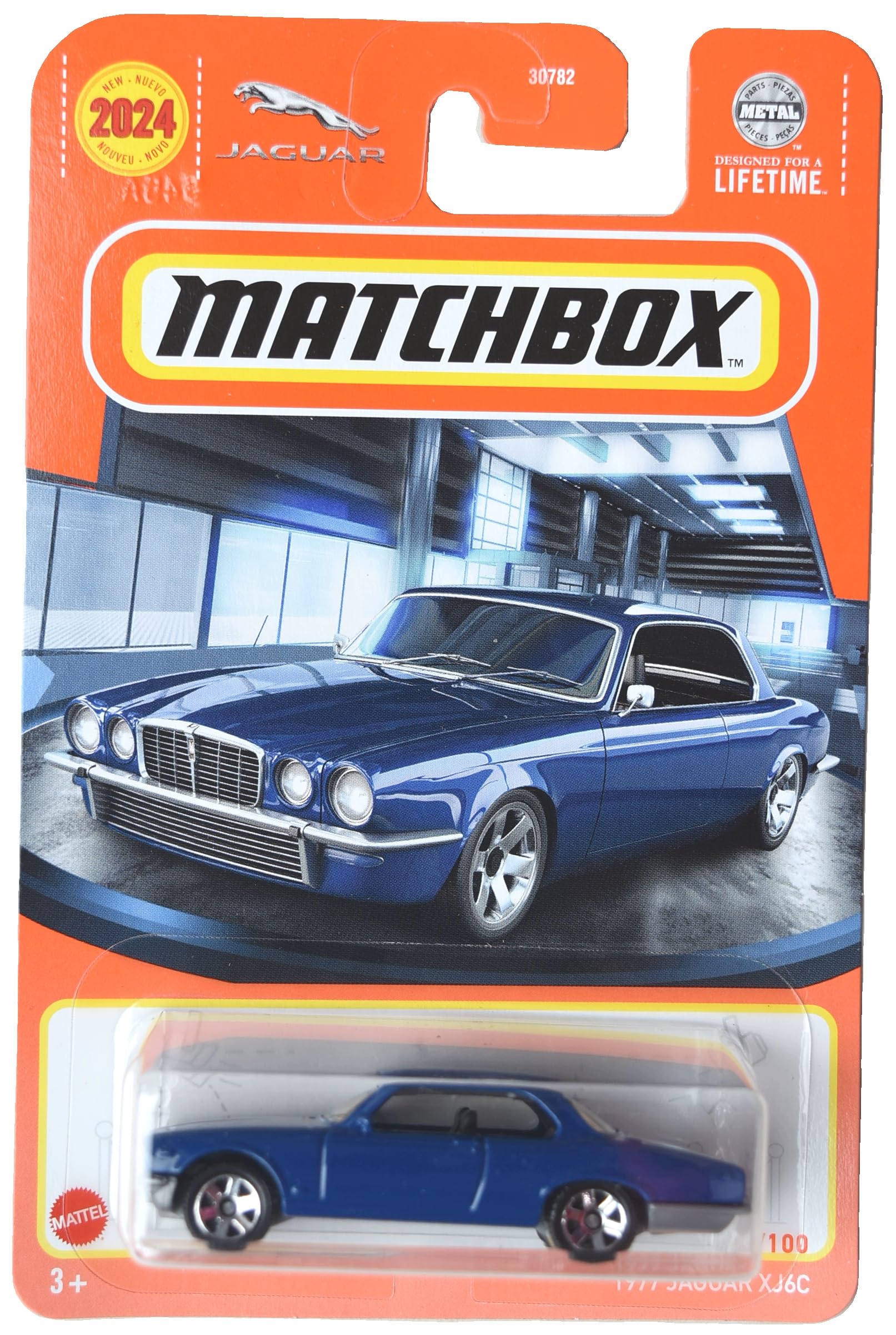 Amazon.com: Matchbox 1977 Jaguar XJ6C, Blue 58/100, HVL98 : Toys
