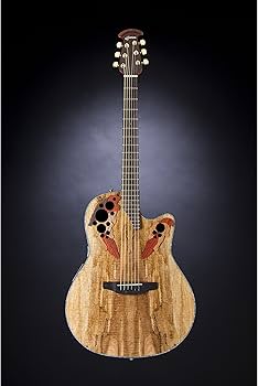 Amazon.com: Ovation CE44P-SM Acoustic-Electric Guitar, Spalted