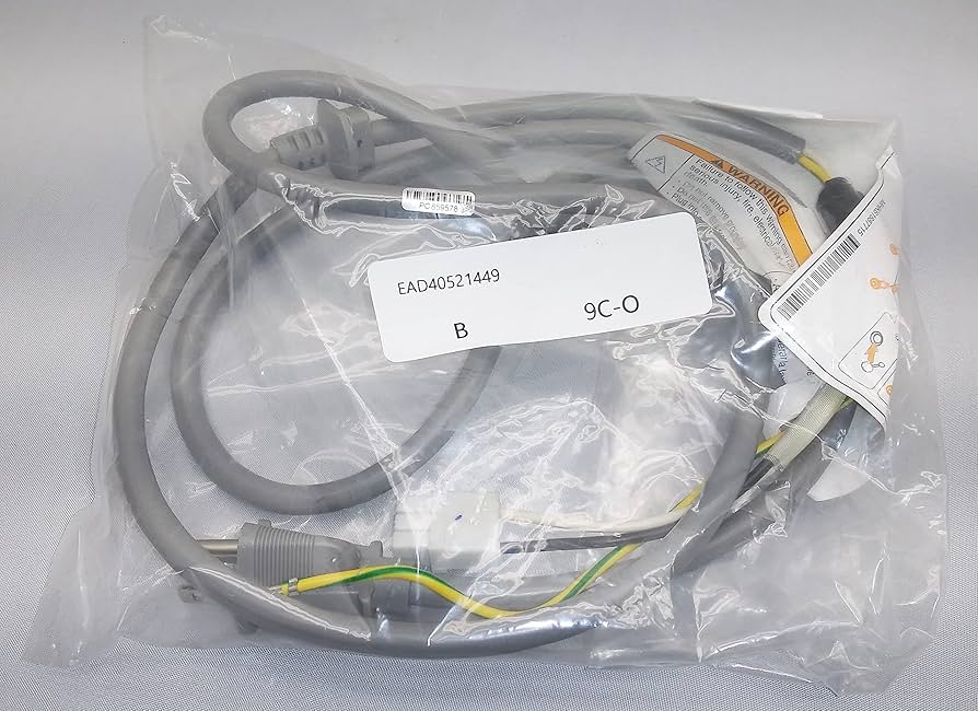 Amazon.com: EAD65212501 Washer Power Cord Assembly - Genuine OEM