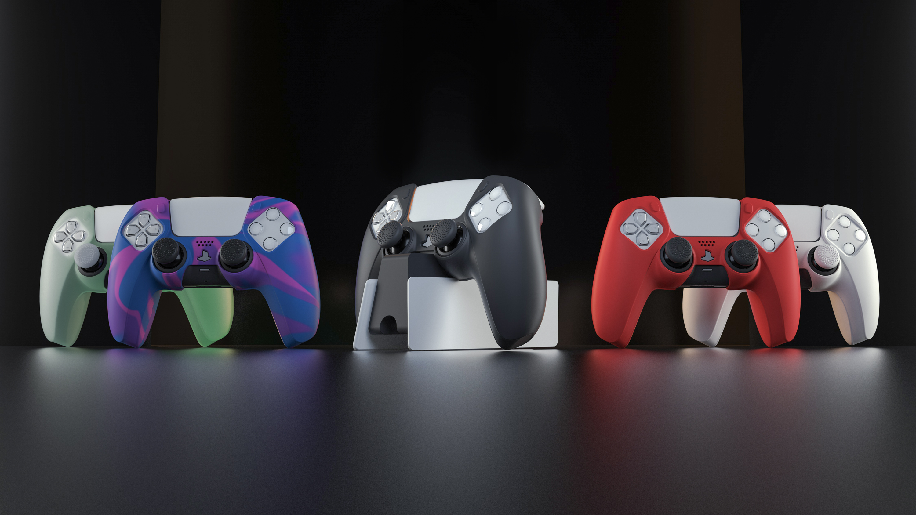 Amazon.co.jp: PlayVital ピュアシリーズps5コントローラーに対応用