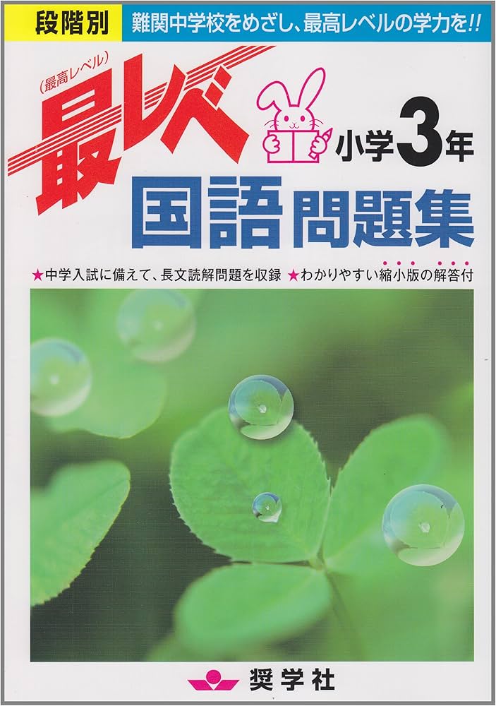 最レベ国語問題集小学3年: 段階別 | 奨学社編集部 |本 | 通販 | Amazon