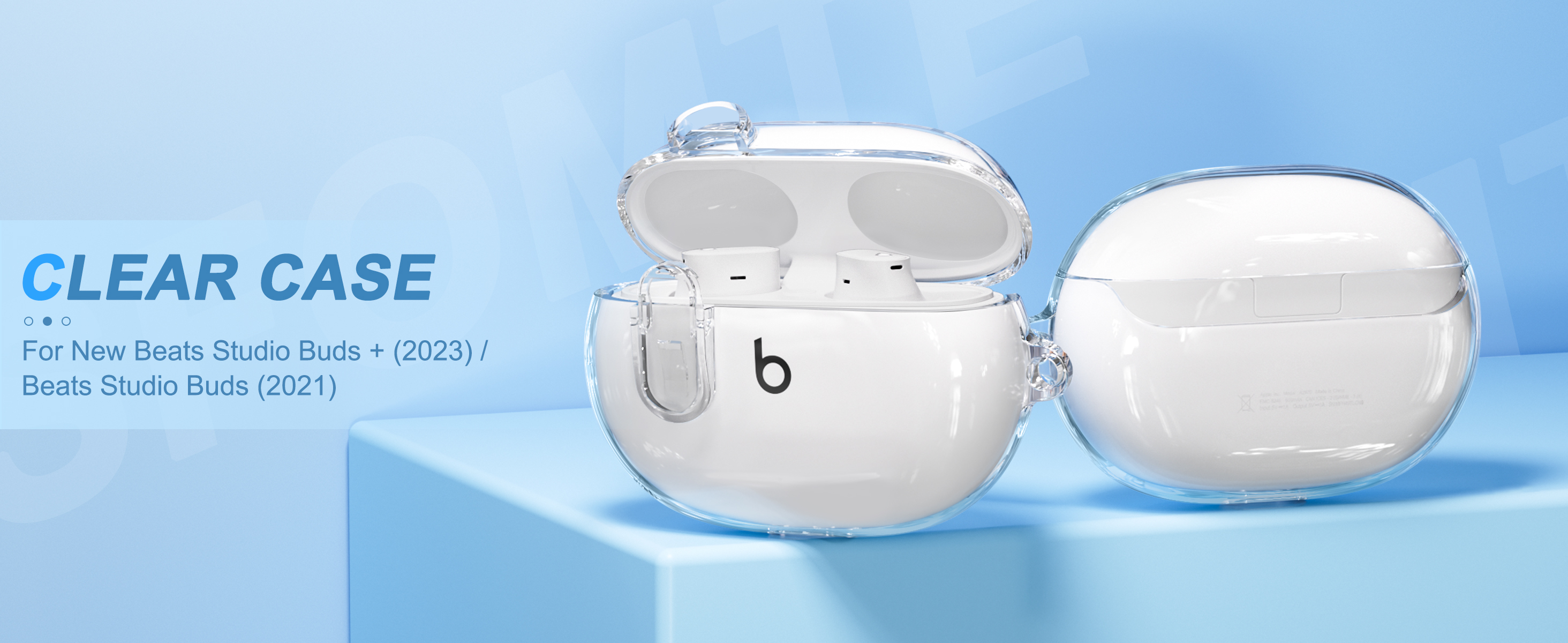 Amazon.com: Clear Case for New Beats Studio Buds + (2023) / Beats