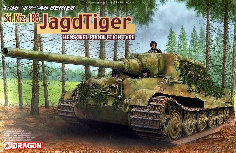 Amazon.co.jp: 1/35 Sd.Kfz.186 ヤークトタイガー ヘンシェル社製