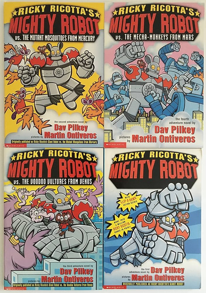 Amazon.com: Ricky Ricotta's Mighty Robot Collection (Books 1-4