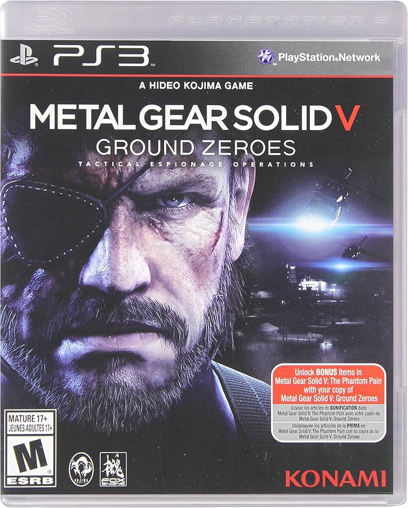Amazon.com: Metal Gear Solid V: Ground Zeroes - PlayStation 3