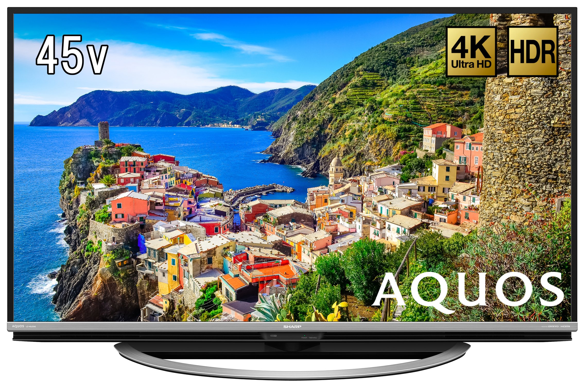 Amazon | シャープ 45V型 液晶 テレビ AQUOS LC-45US45 4K HDR対応 低