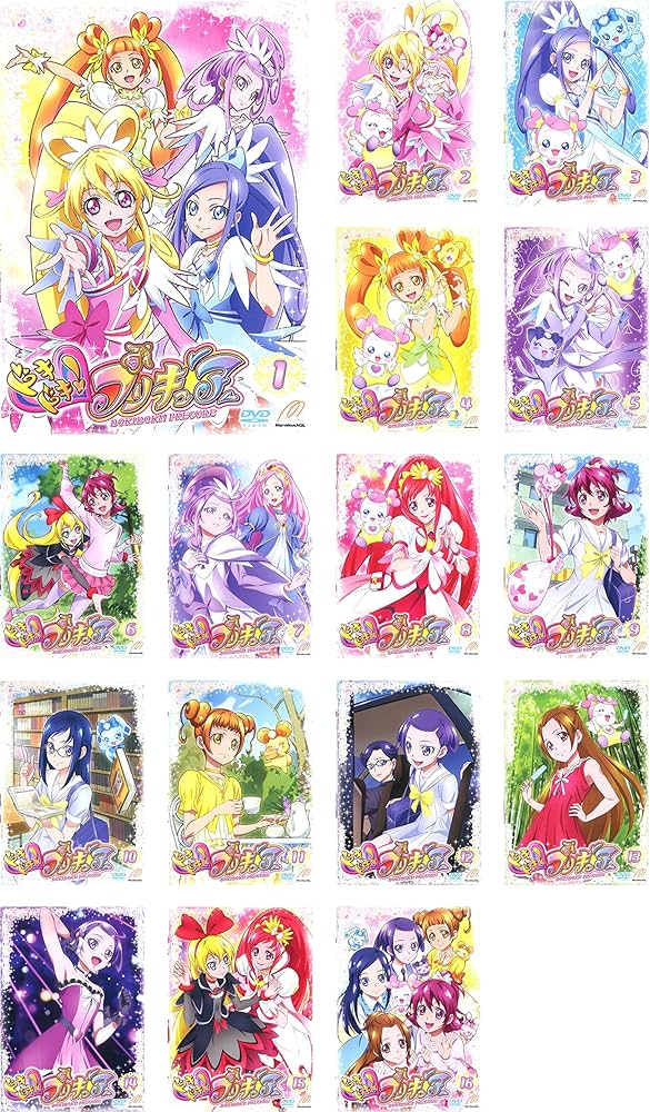 Amazon.co.jp: ドキドキ!プリキュア [レンタル落ち] 全16巻セット