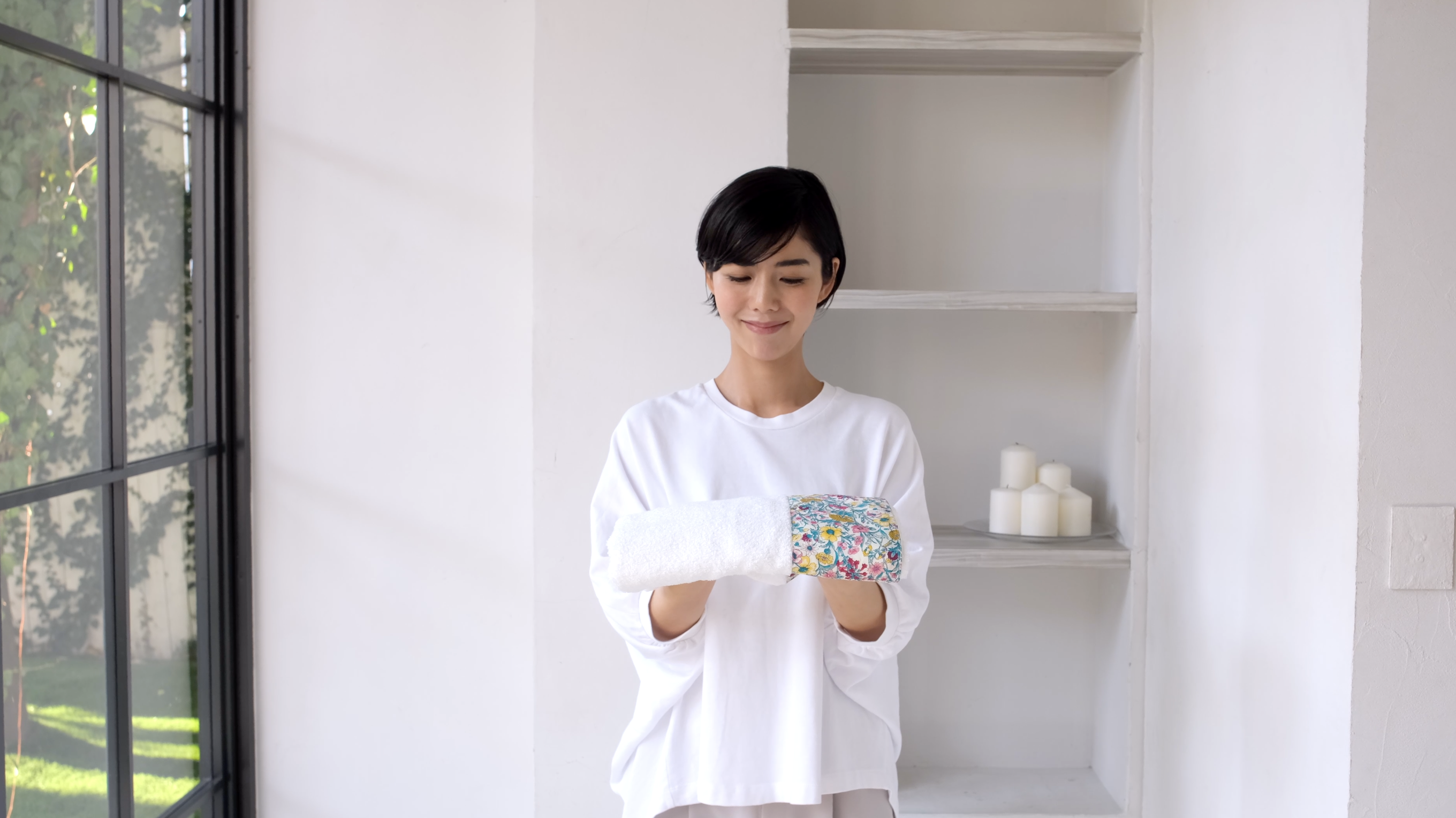 Amazon｜&COTTON プリマロゼッタリバティバスタオル 英国リバティ社の