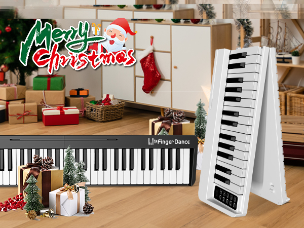 Amazon.com: Finger Dance 61 Key Folding Piano Keyboard, Upgrand