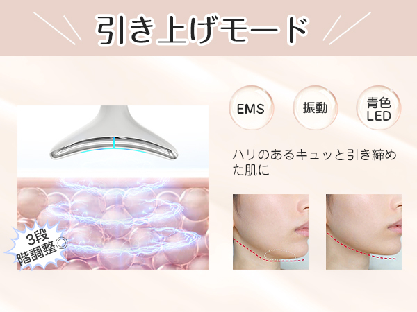 Amazon.co.jp: Kiboer 美顔器 1台8役 EMS 美顔ローラー かっさ 電動 温