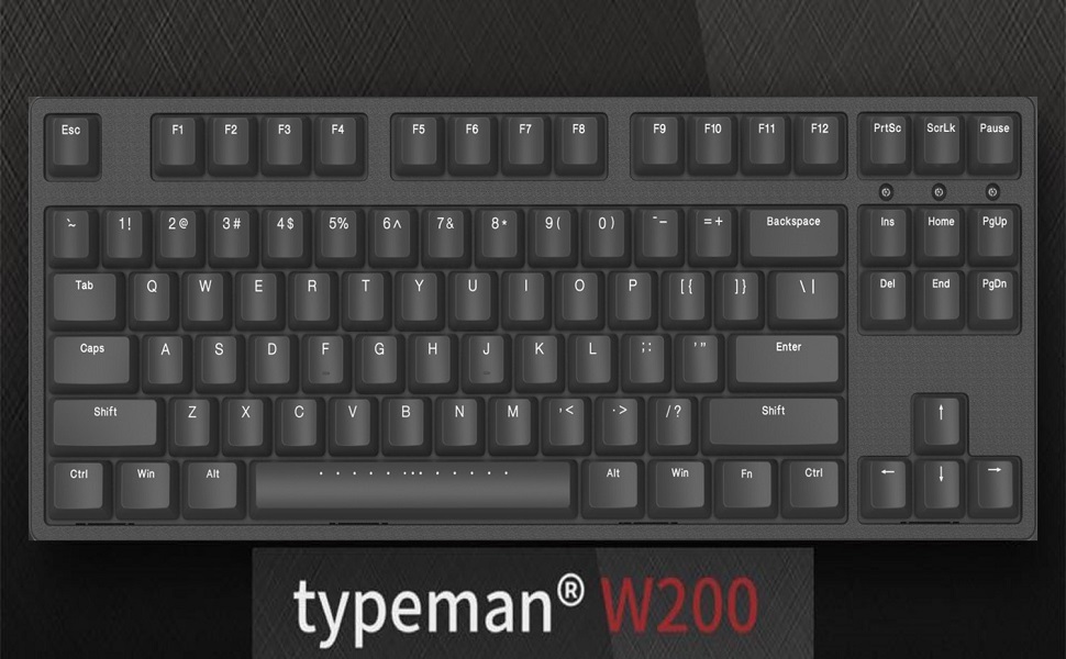 iKBC W200 Wireless Mechanical Keyboard with Cherry MX Blue Switch
