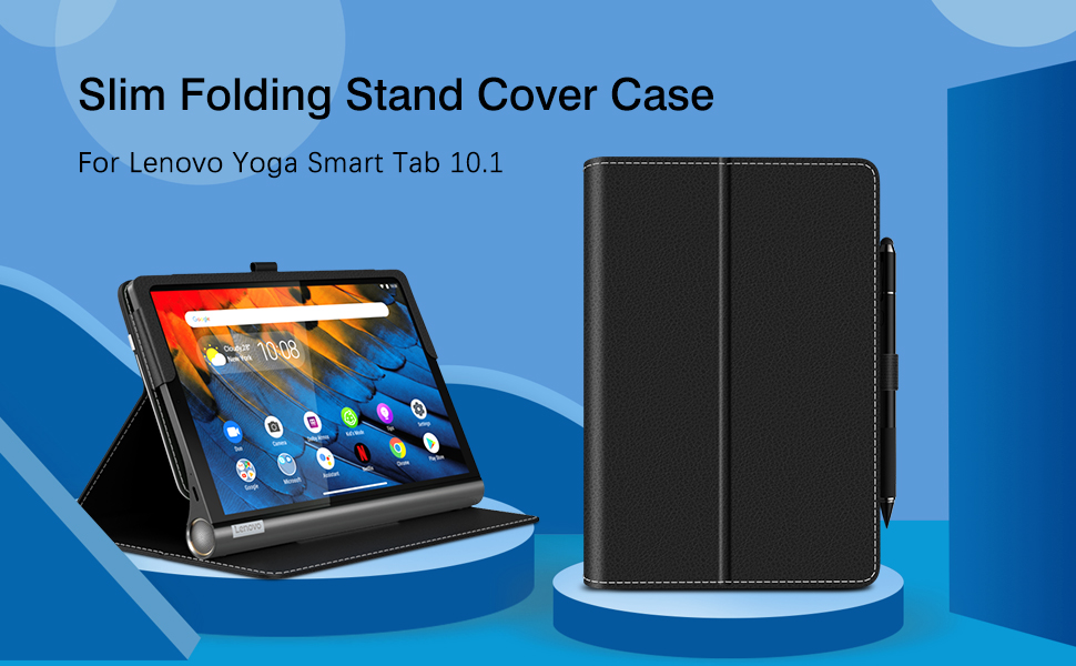 MoKo Case Fit Lenovo Yoga Smart Tab 10.1 (YT-X705F), Ultra Compact