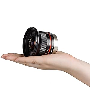 Amazon | SAMYANG 単焦点広角レンズ 12mm F2.0 ブラック マイクロ