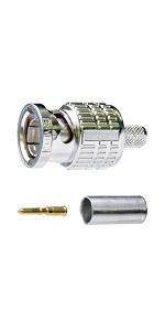 Amazon.co.jp: CANARE 75ΩBNC型プラグ （圧着式） BCP-A3 （20個入