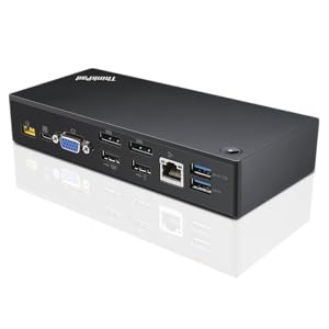 Lenovo ThinkPad USB-C UltraDock with 90W 2 Prong AC Adapter