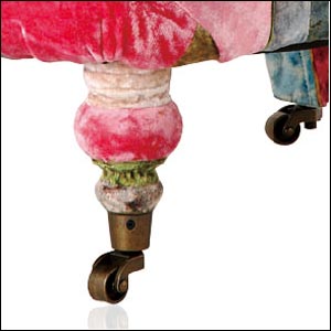 Amazon｜HALO アンチェア 一人掛け (ベルベット パッチワーク ボヘム