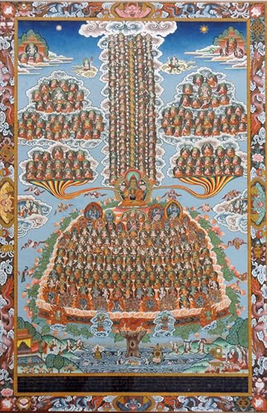 Amazon｜チベット仏画 パッサンラマ『集会樹 10725』真筆 チベット仏教