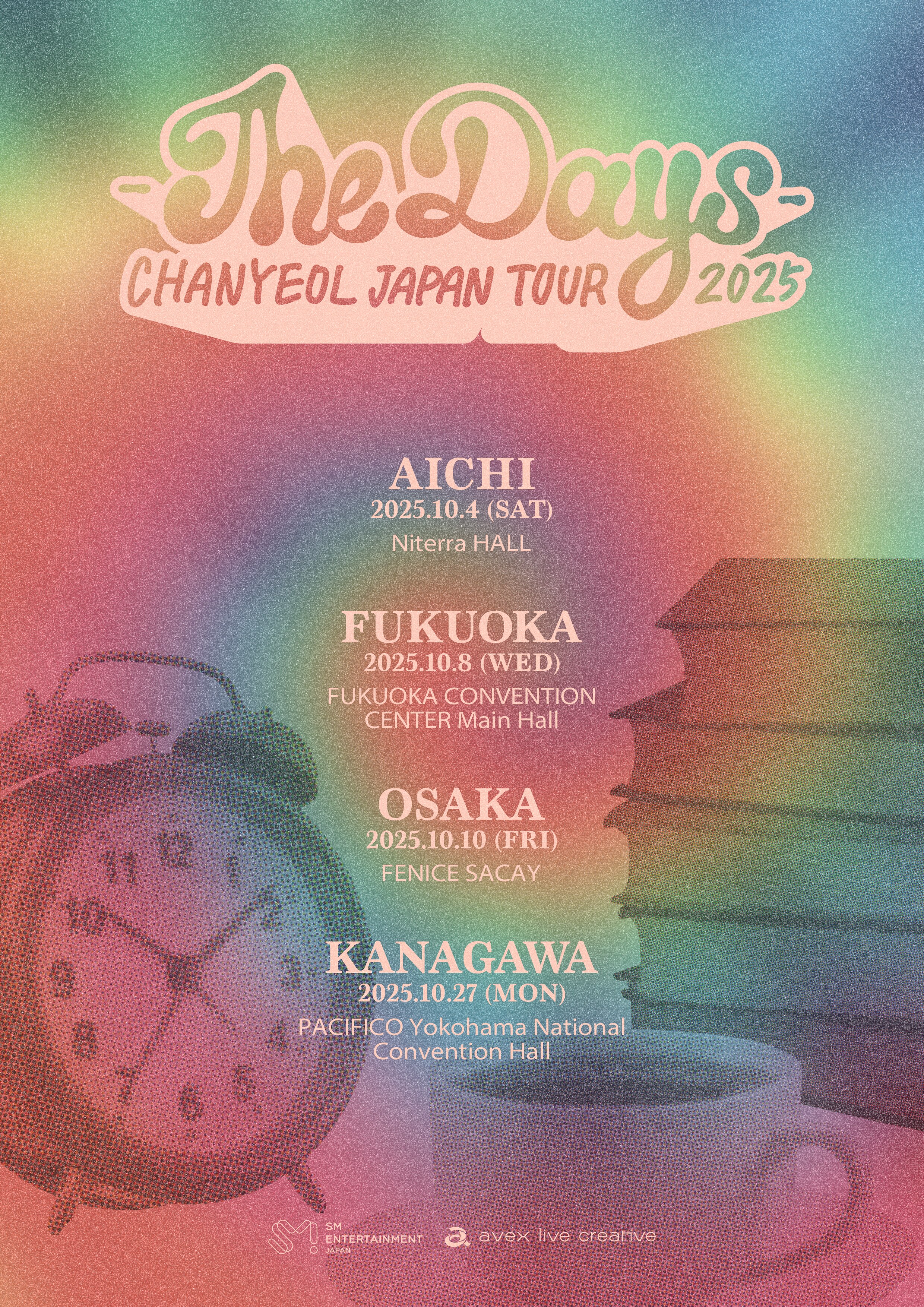 CHANYEOL JAPAN TOUR 2025 -The Days-』 本日よりオフィシャル先行