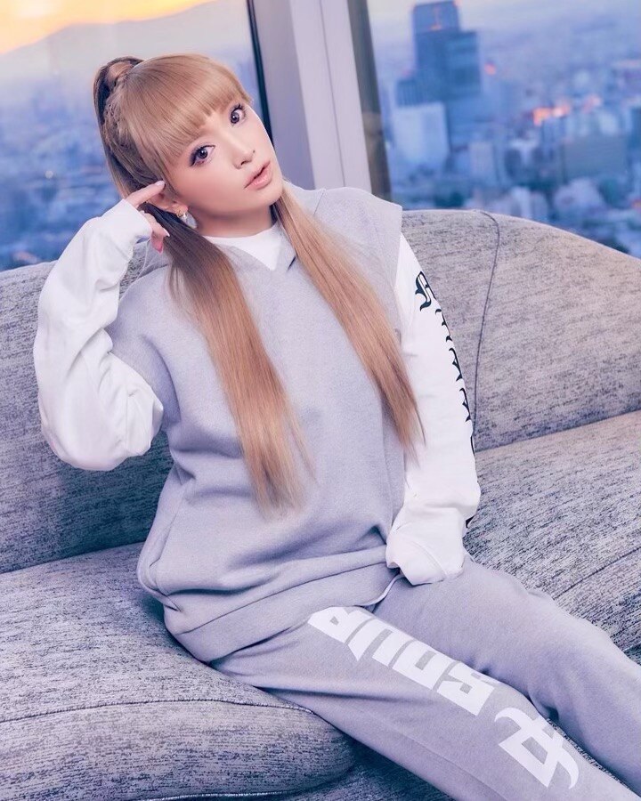 浜崎あゆみ×MFC フーディー グレー M/Lサイズ 浜崎あゆみ×MFC AHロゴ