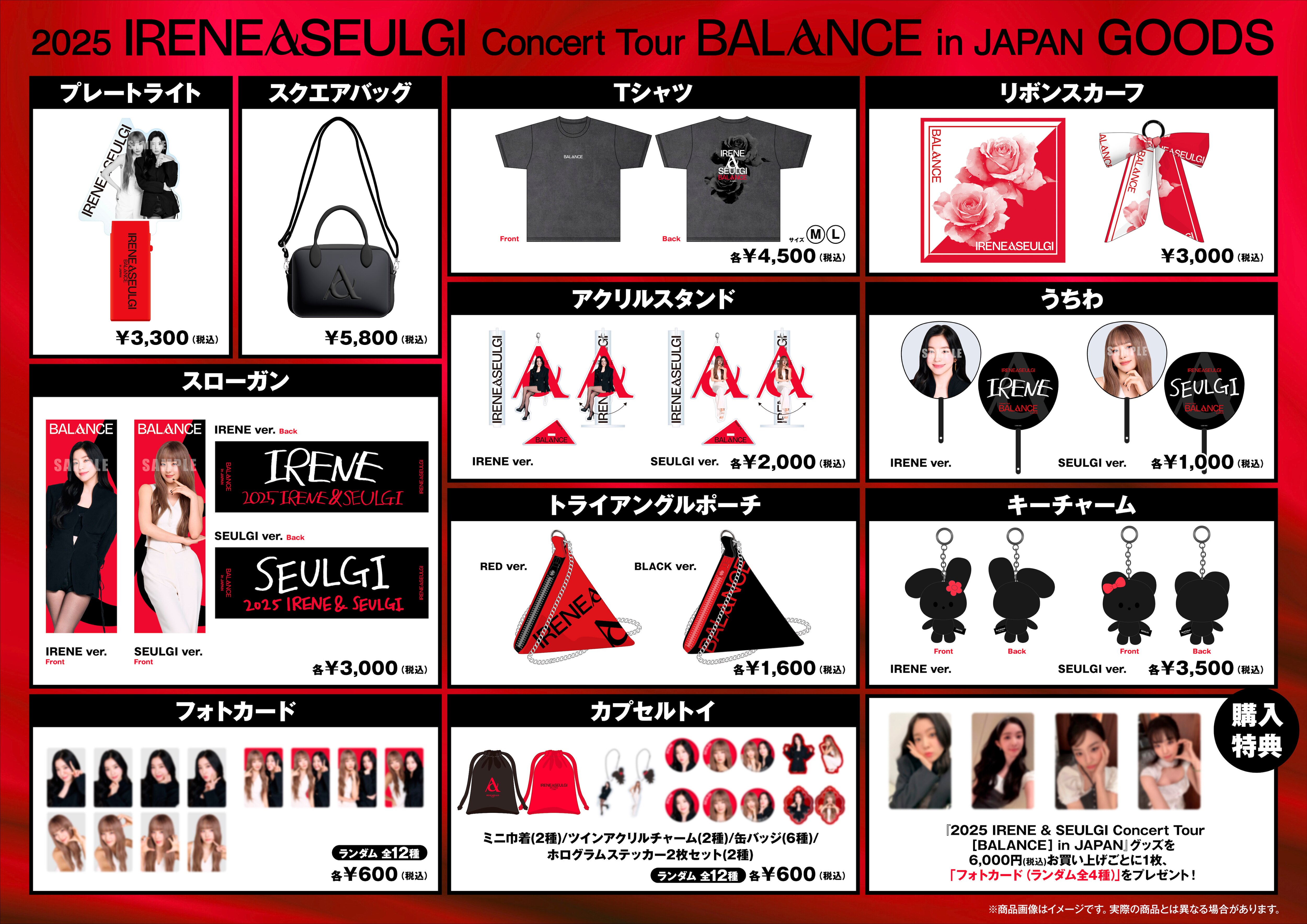 2025 IRENE & SEULGI Concert Tour [ BALANCE ] in JAPAN』日本