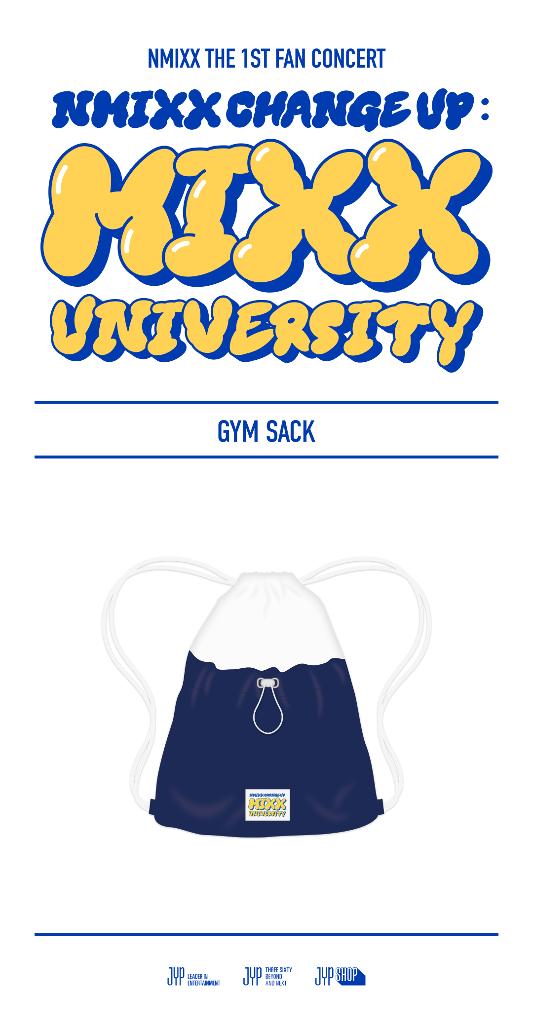 NMIXX GYM SACK - MIXX UNIVERSITY | JYP SHOP