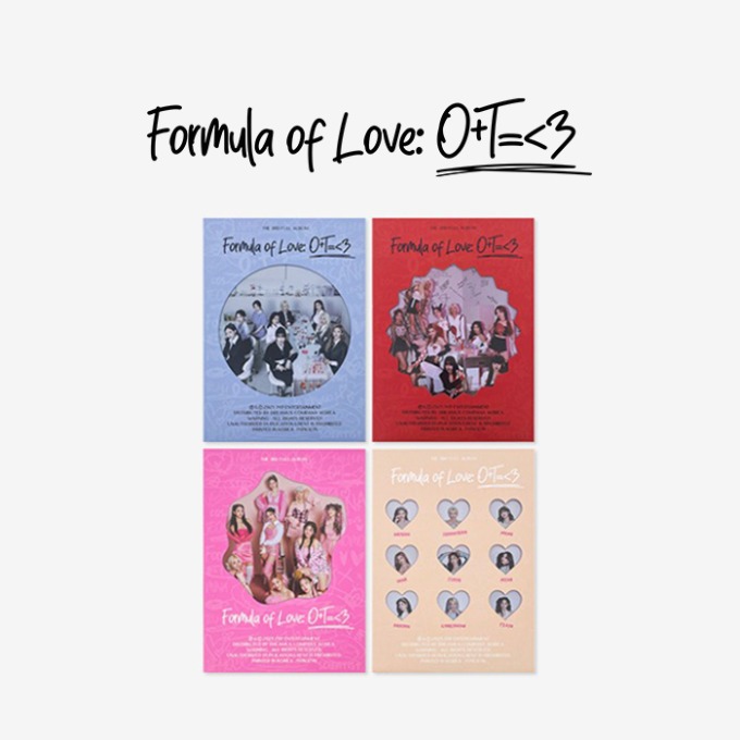 TWICE 3rd Album Formula of Love: O+T= | JYP SHOP