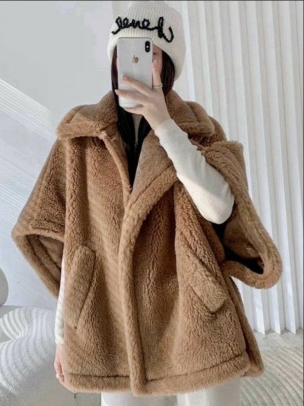 一部即納 7color WOOL ALPACA ケープ ポンチョ コート | LiLiRena