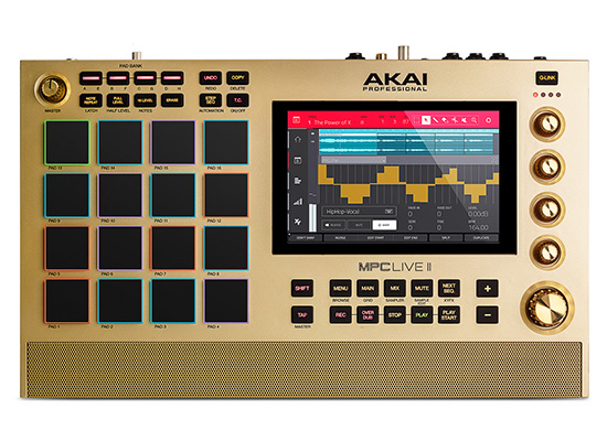 限定カラー「MPC Live II Gold」が登場!! | DJ機材/PCDJ/電子ドラム
