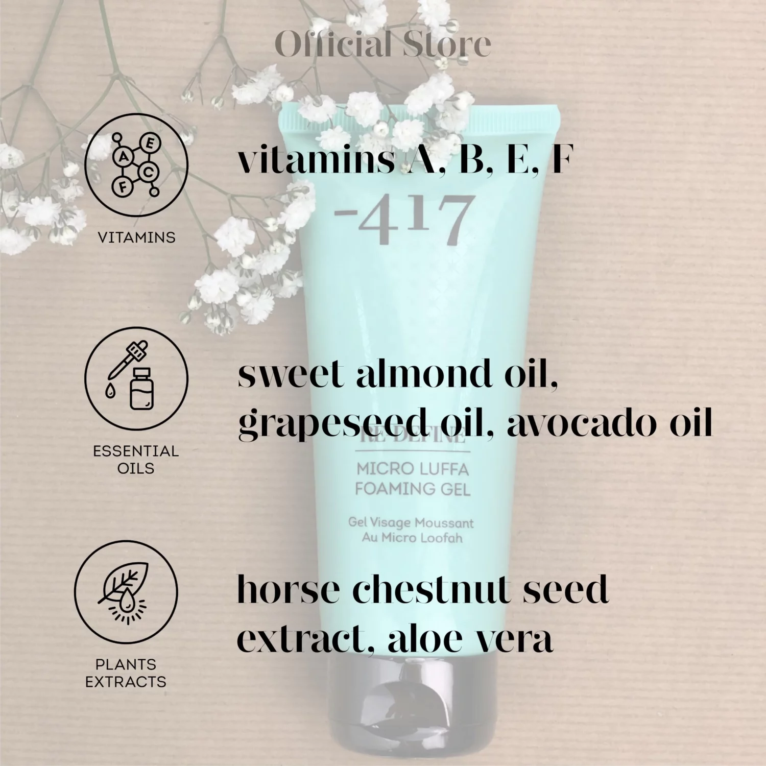 Minus 417 | Natural Skin Care | マイクロルーファフォーミングジェル