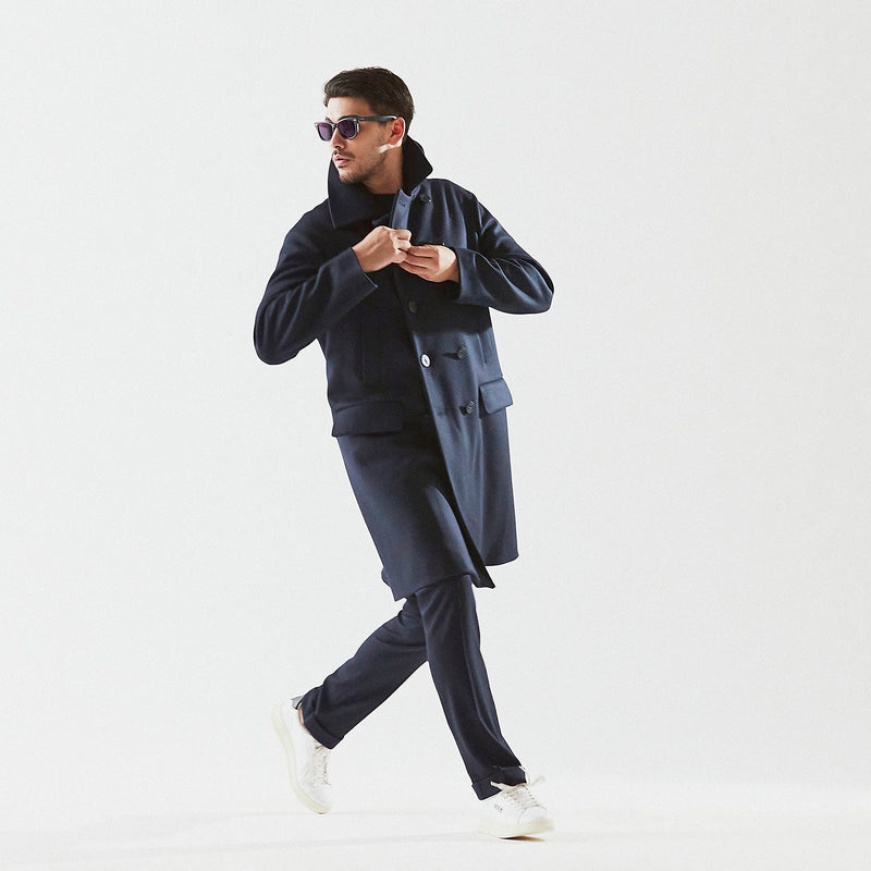 干場別注モデル】Optima16.5 Merino Jersey オーバーサイズPコート