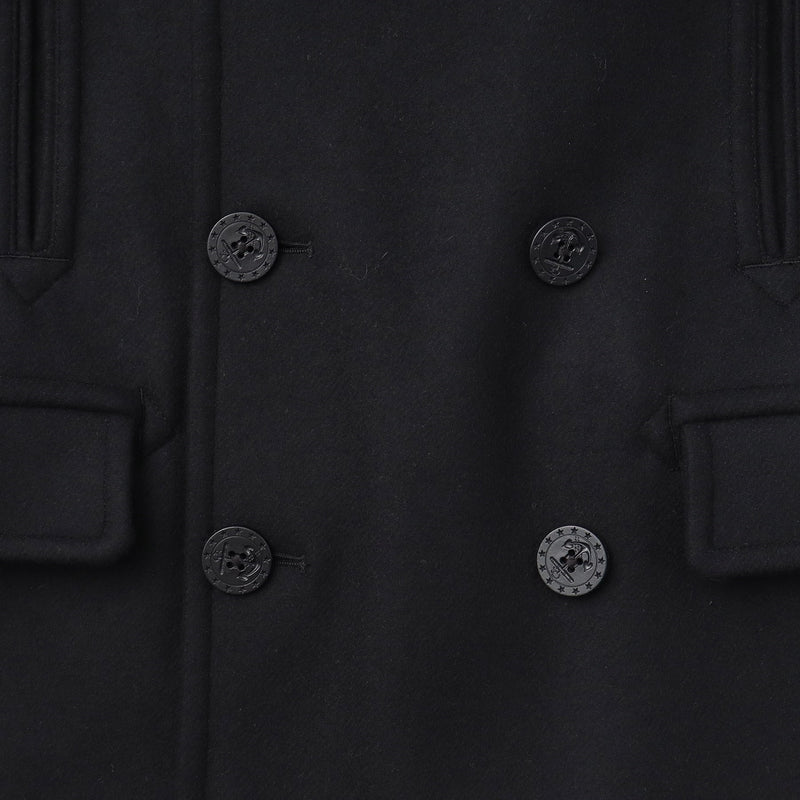 干場義雅×DRESSTERIOR】 ピーコート ブラック – MINIMAL WARDROBE