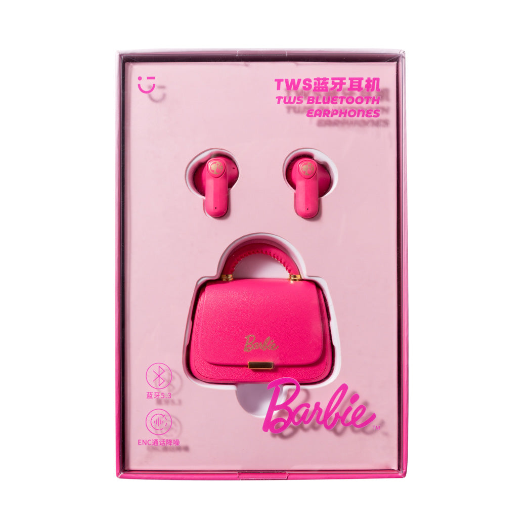 Barbie Collection Bag Style TWS Earphones Model: SX-210 (Pink