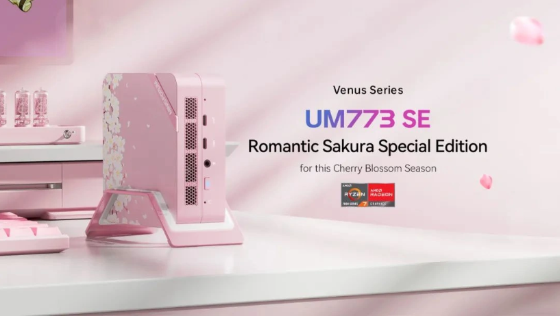 MINISFORUM launched the UM773 SE Sakura Special Edition Mini PC