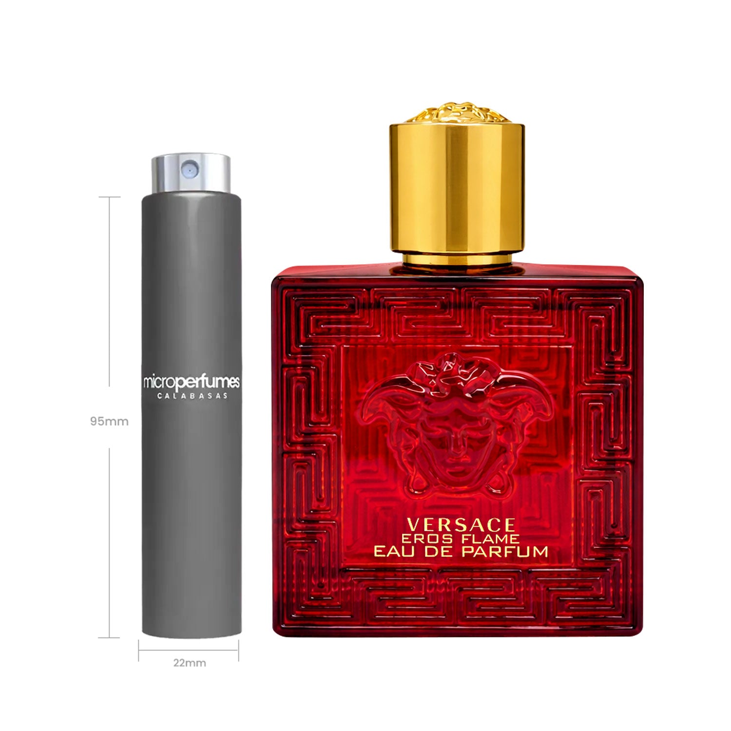 Eros Flame by Versace Eau de Parfum Travel Spray for Men
