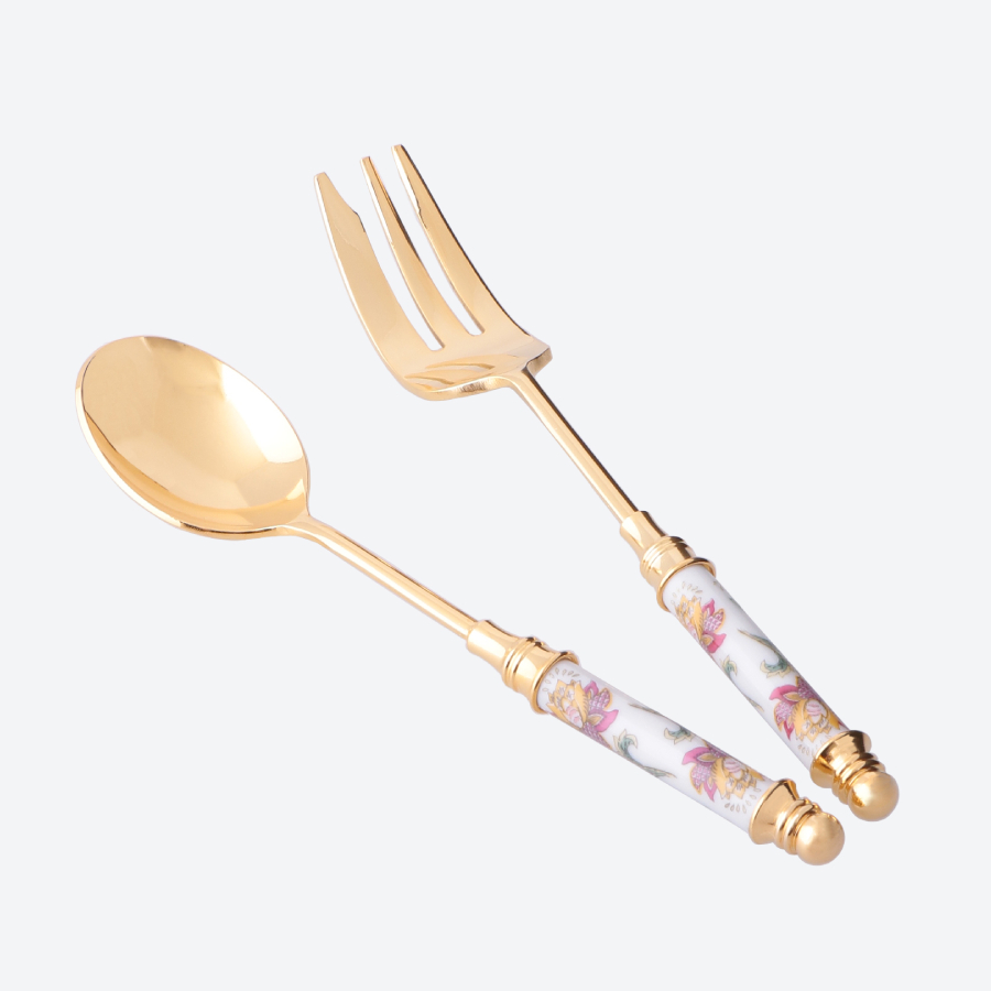 MINTON〉ハドンホール ティースプーン&ケーキフォークセット 金仕様